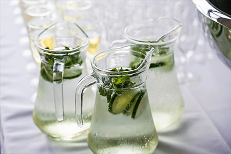 Infusion fraîcheur concombre et menthe
